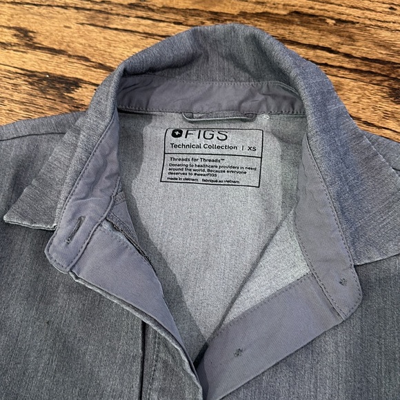 Figs scrubs set, grey, xs - Picture 3 of 7